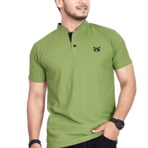 Neck Half Sleeves Closuer Button and Regular Fit | Polo t Shirt for Man